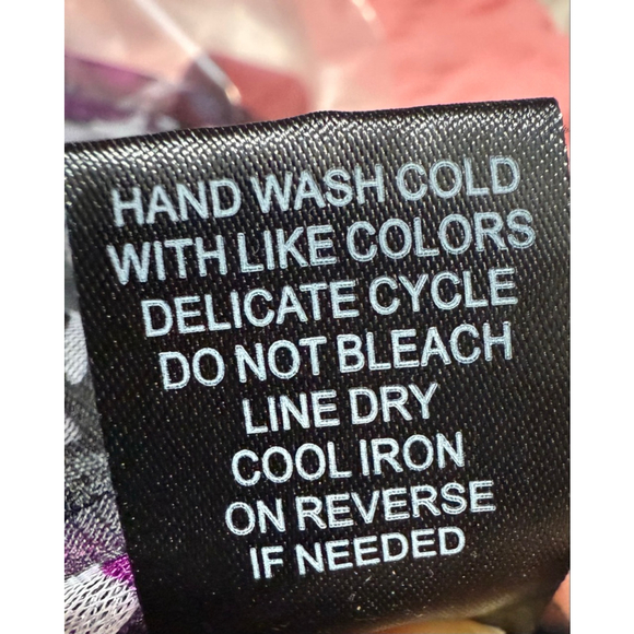 Women's Torrid Plus 1X Black Purple Floral Mesh A-Line Skirt - Picture 11 of 11